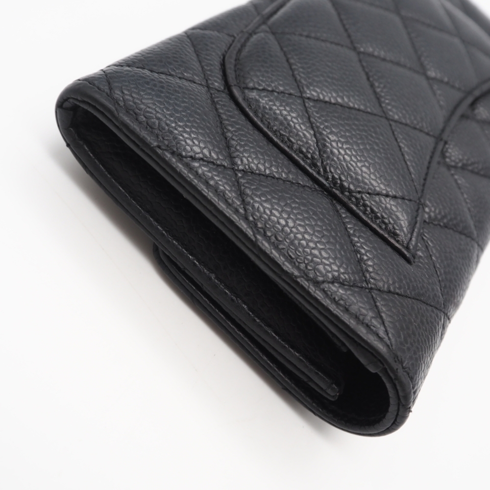 CHANEL Black Caviar Leather Wallet - Picture 5 of 14